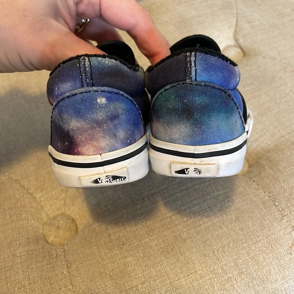 Vans Kids Galaxy Sneakers - Blue and Purple - Picture 4 of 5